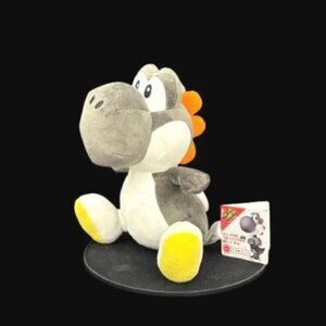 Super Mario Little Buddy All Star Collection Black Yoshi #51 Plush 8" NWT